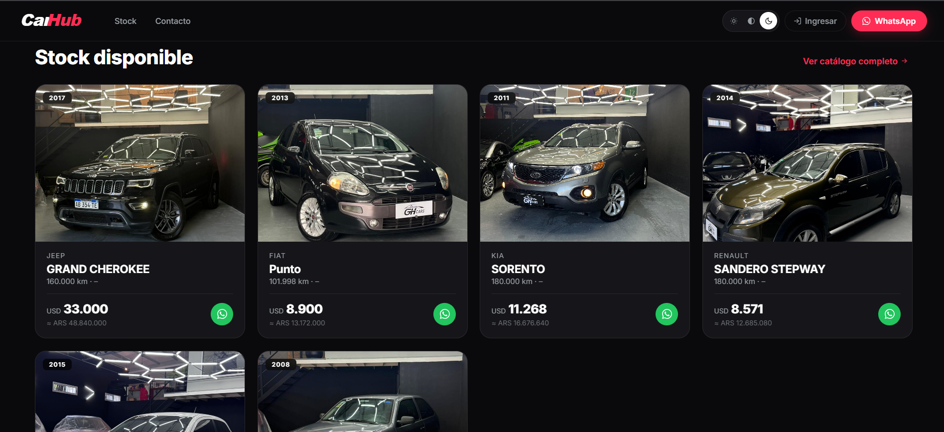 CarHub stock público
